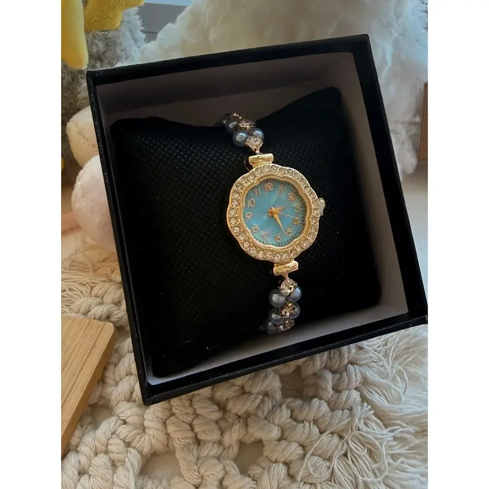 Brand new Elegant Crystal Bracelet Watch - 3 Tones